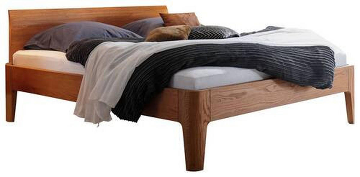 BETT 180/200 cm  in Cognac  - Cognac, Design, Holz (180/200cm) - Hasena