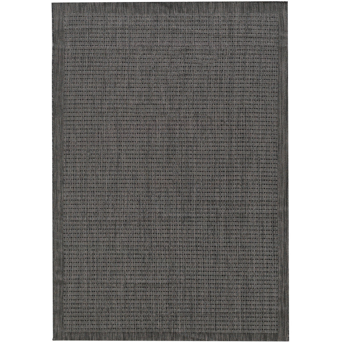 OUTDOORTEPPICH 240/340 cm GIZA Schwarz  - Schwarz, Basics, Textil (240/340cm) - Novel