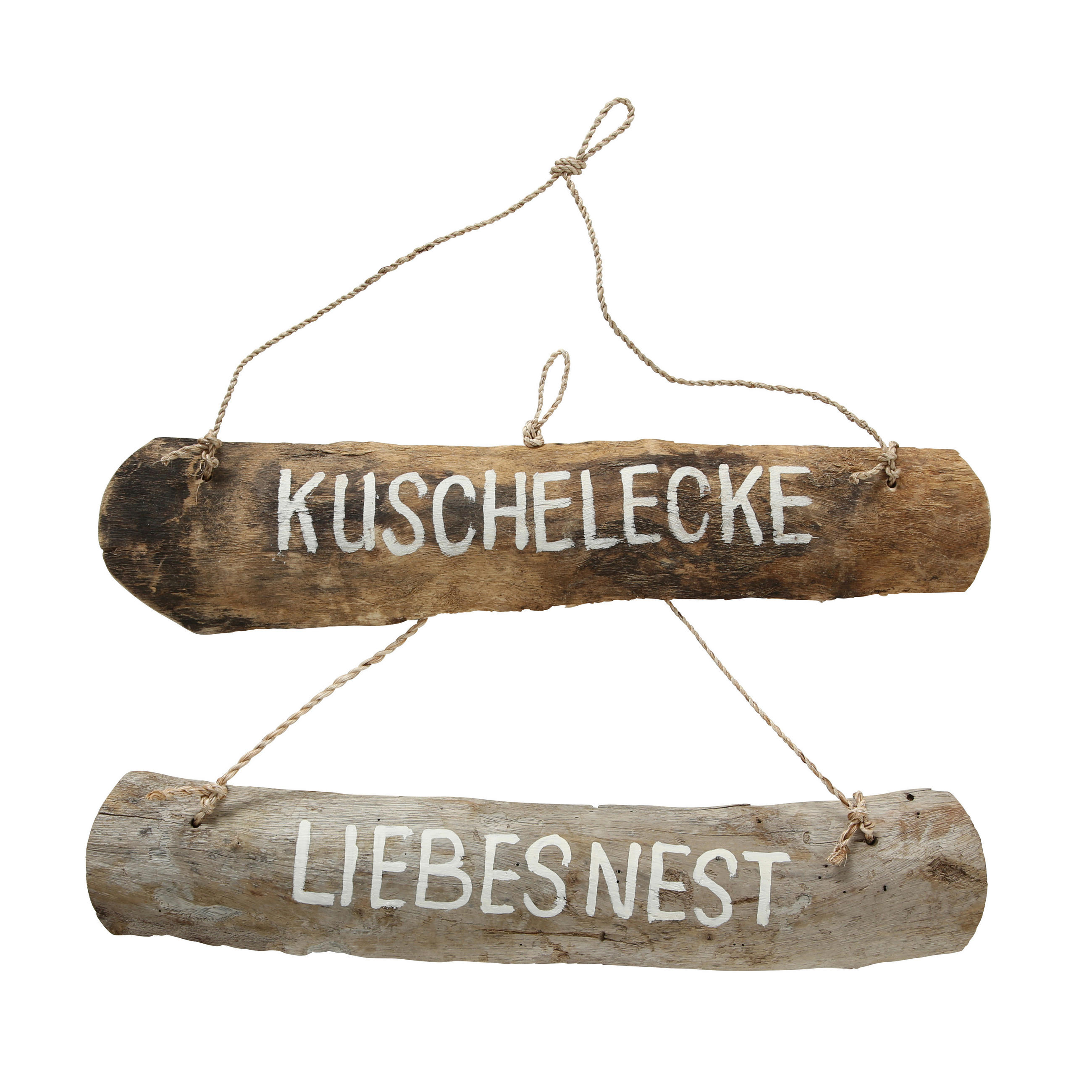 DEKOHÄNGER  - Braun, Natur, Holz (43/3/10cm)