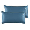 KISSENHÜLLEN-SET Marcel.Remus.Design - Palma blau 40/80 cm  - Blau, Design, Textil (40/80cm) - Marcel Remus
