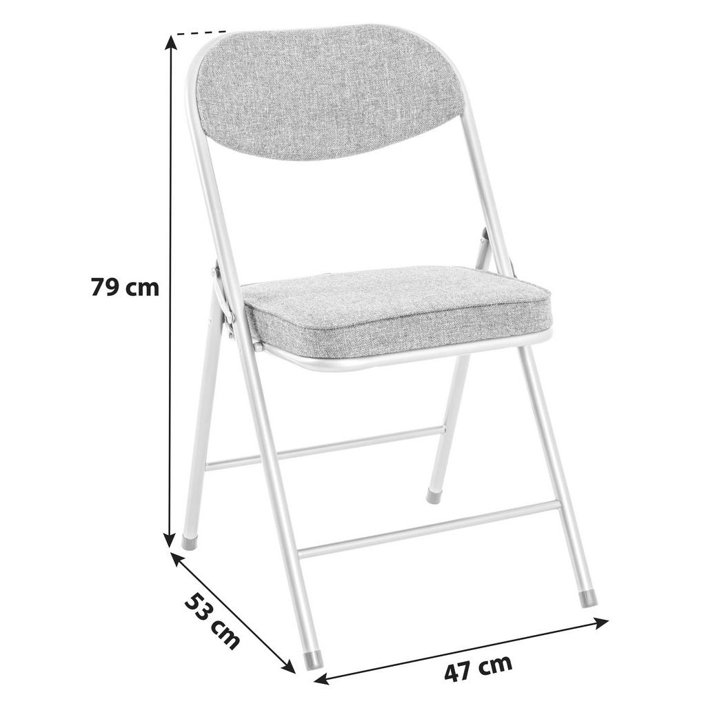 Thumbnail - Xxxl Klappsessel, Braun, Alu, Metall, Vintage, Füllung: Polyurethan (Pur), rund, 47x79x53 cm, klappbar, Esszimmer, Stühl...