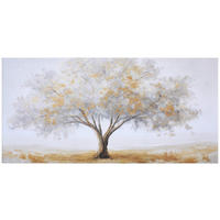 LEINWANDBILD Landschaft & Natur, Bäume 115/55 cm  - Multicolor, Basics, Holz/Papier (115/55cm) - Euroart