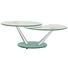 COUCHTISCH in Metall, Glas 80-128/80/40 cm - Chromfarben, Design, Glas/Metall (80-128/80/40cm) COUCHTISCH in Metall, Glas 80-128/80/40 cm - Chromfarben, Design, Glas/Metall (80-128/80/40cm)