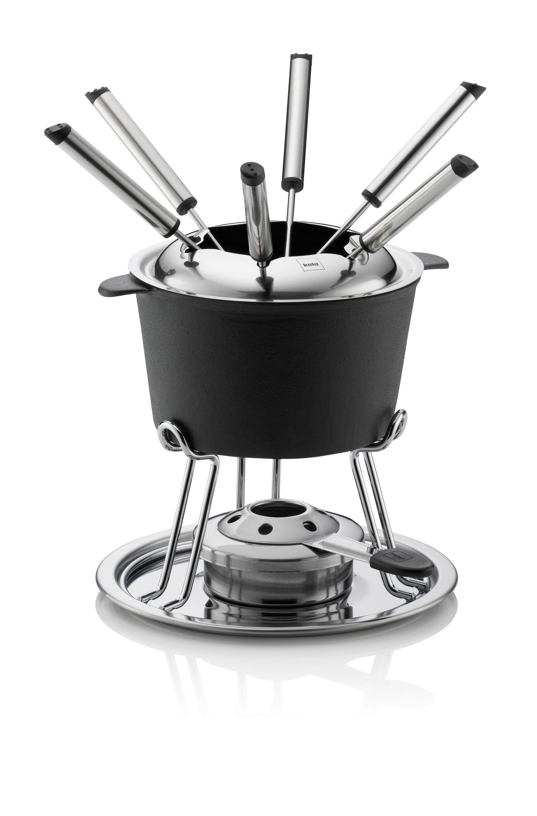 SET ZA FONDUE - crna, Basics, metal (20/19,5cm) - Kela