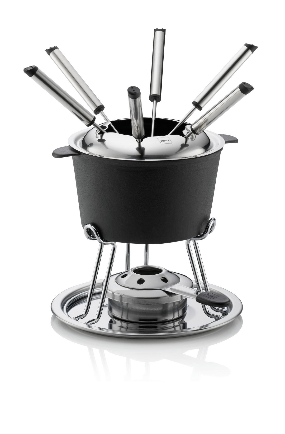 FONDI SET - crna, Osnovno, metal (20/19,5cm) - Kela