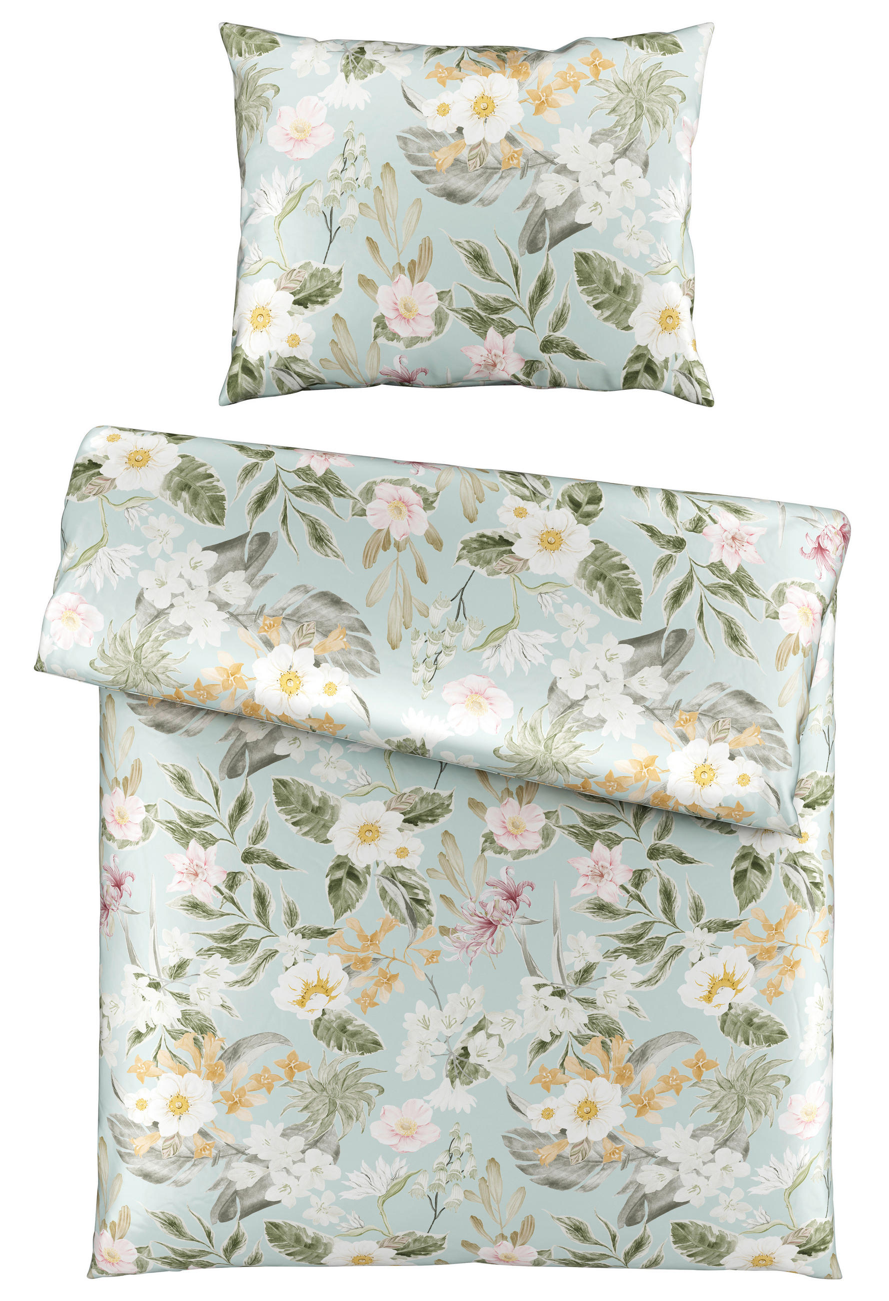 POSTELJNINA NELLY 140/200 cm saten meta zelena - meta zelena, Konvencionalno, tekstil (140/200cm) - Esposa