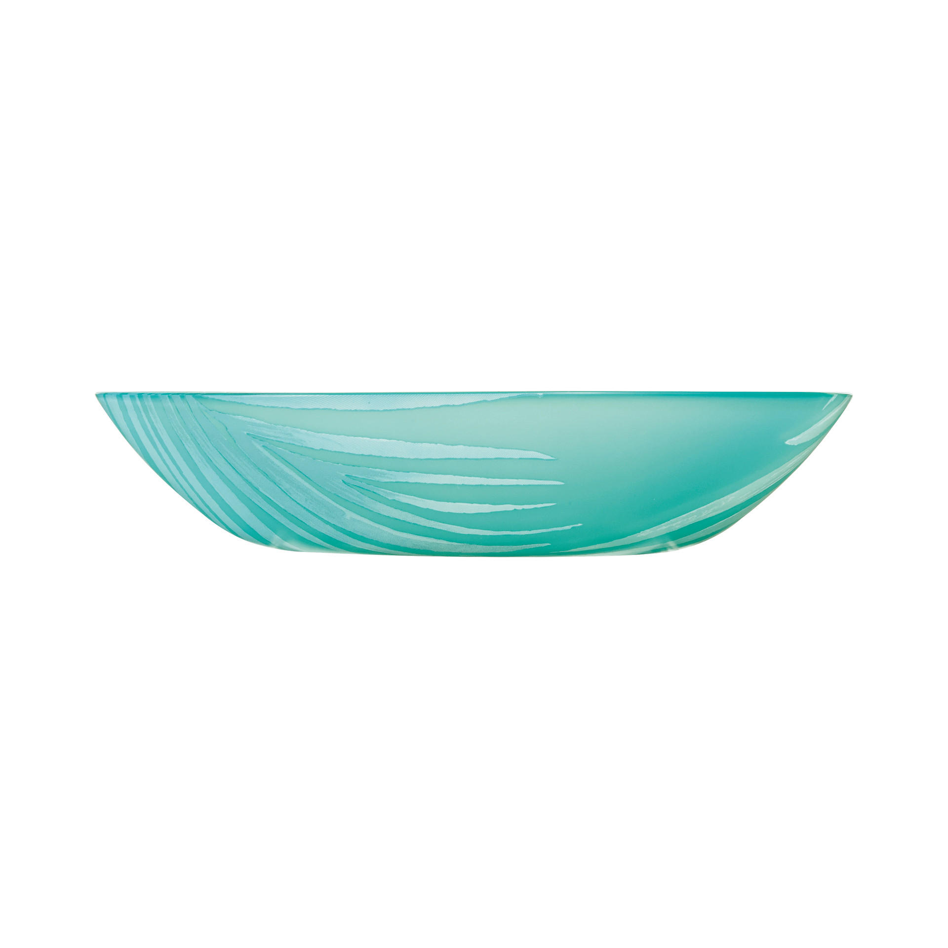 MÉLYTÁNYÉR 20 cm  - türkiz/zöld, Basics, Üveg (20cm)