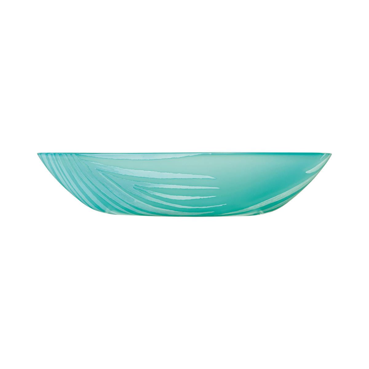 MÉLYTÁNYÉR 20 cm  - türkiz/zöld, Basics, Üveg (20cm)