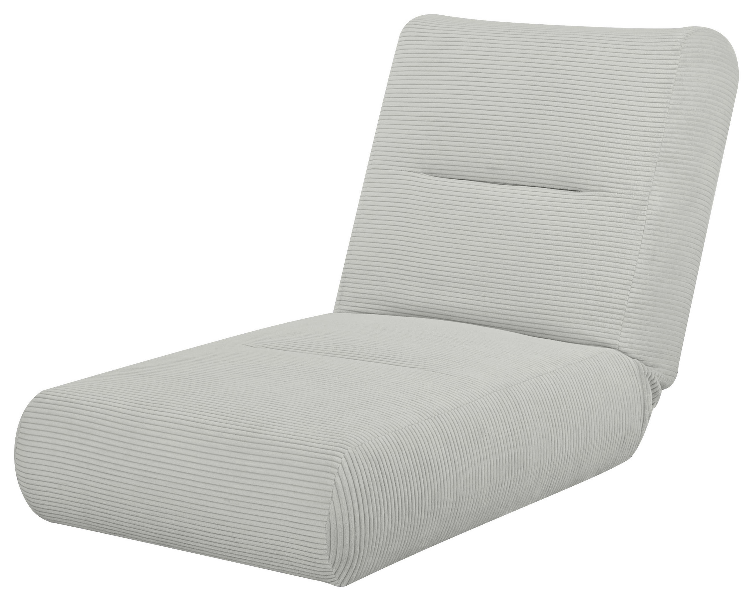 Fotoliu Extensibil, textil, gri deschis