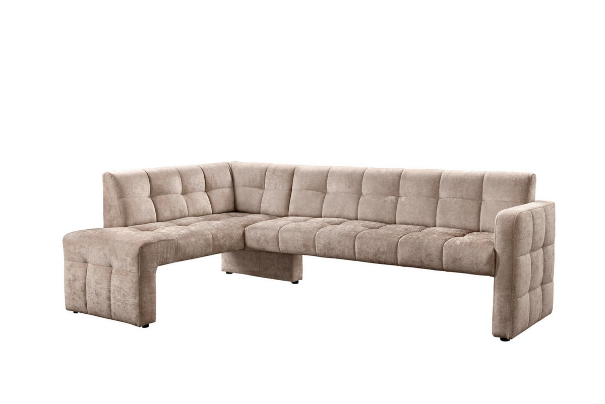 KLUPA KUTNA  bež  drvo, tekstil, drvni materijal      - bež/crna, Moderno, drvni materijal/drvo (245/157cm) - Livetastic