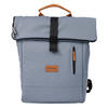 WICKELRUCKSACK N° 6 Eisblau/Cognac  - Blau/Cognac, Basics, Textil (31/45/12cm) - Gesslein