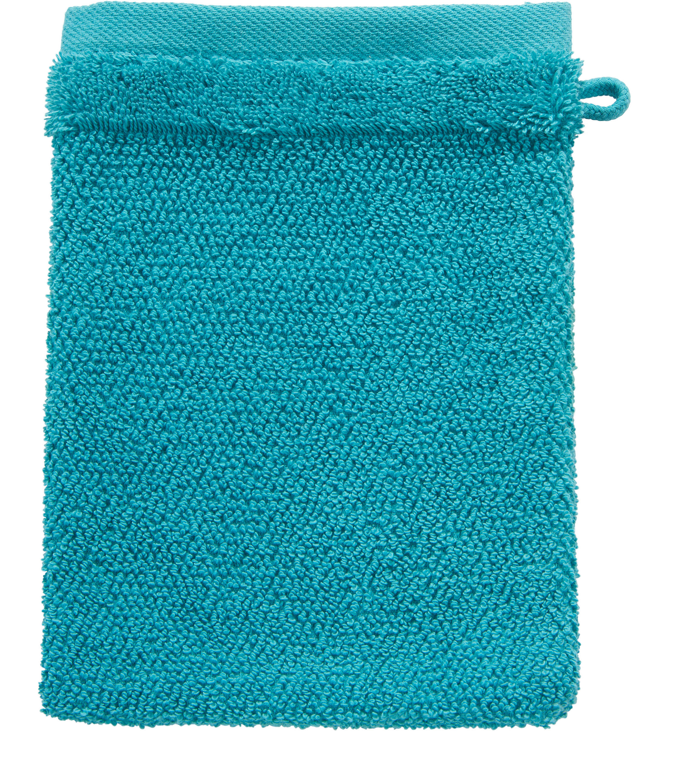 WASCHHANDSCHUHSET BONITA Türkis 4-teilig  - Türkis, Natur, Textil (16/21cm) - Bio:Vio