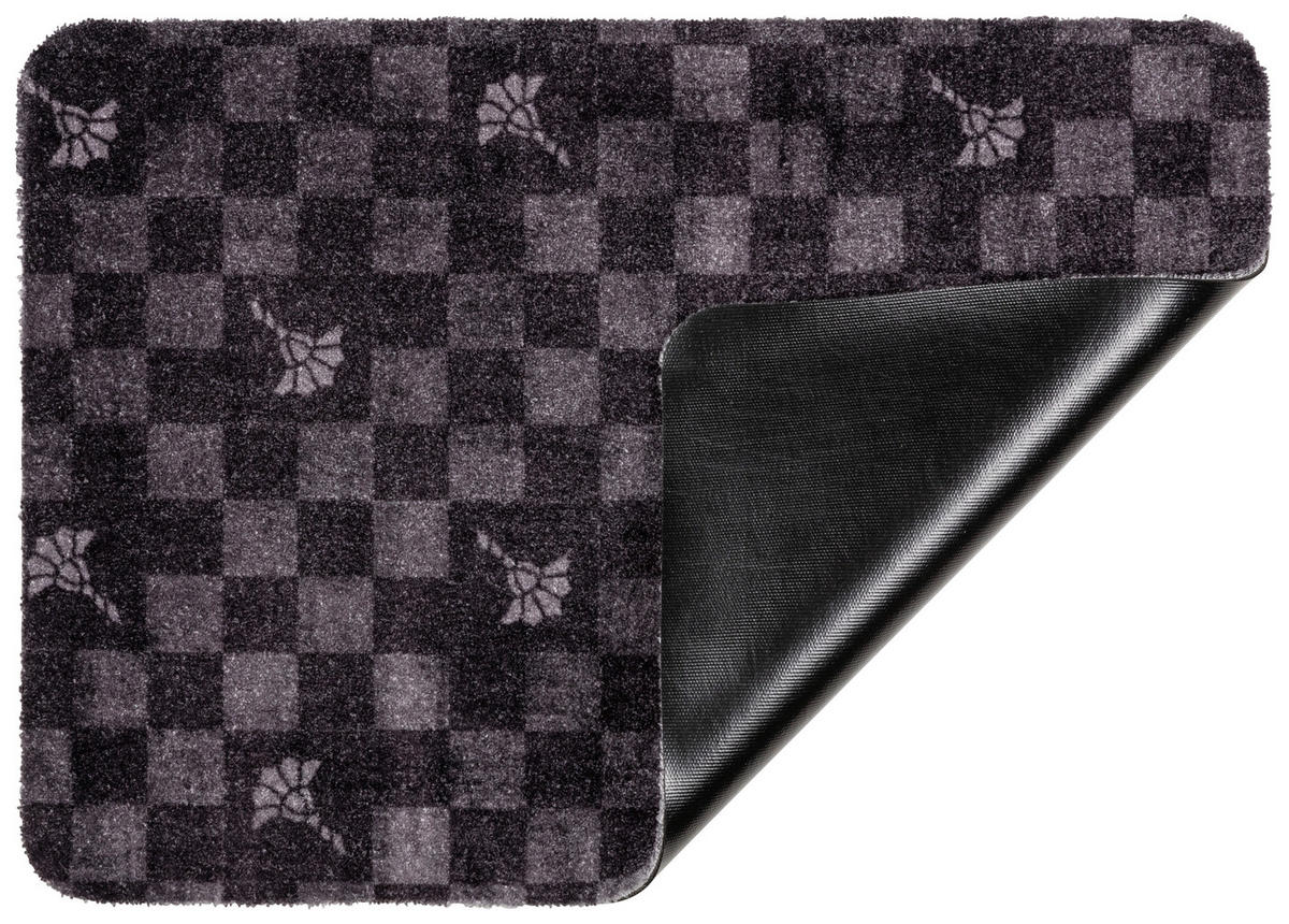 FUSSMATTE - Anthrazit, Design, Kunststoff (50/70cm) - Joop!