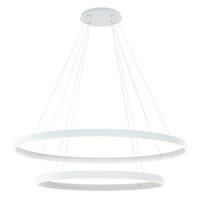 LED-HÄNGELEUCHTE 100/150 cm  - Weiß, Design, Kunststoff/Metall (100/150cm) - Novel
