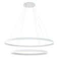 LED-HÄNGELEUCHTE 100/150 cm  - Weiß, Design, Kunststoff/Metall (100/150cm) - Novel