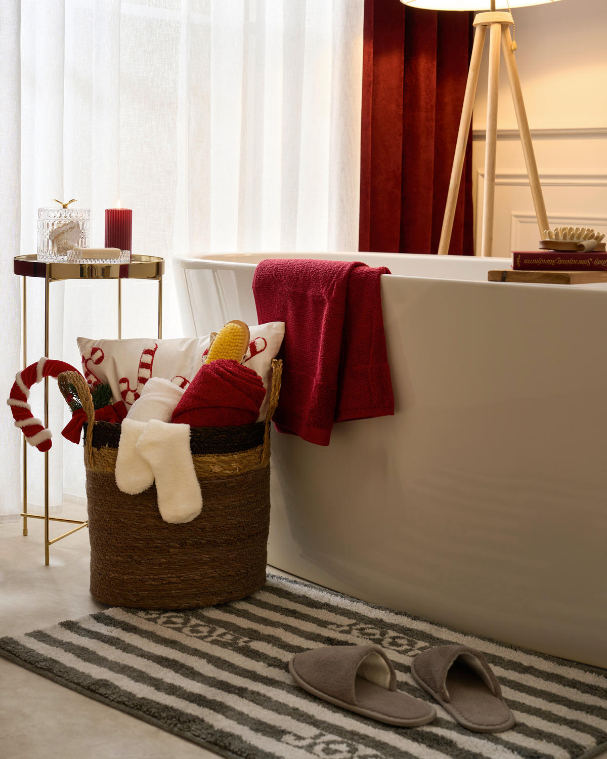 BADETUCH Bordeaux 80/190 cm  - Bordeaux, Natur, Textil (80/190cm) - Bio:Vio