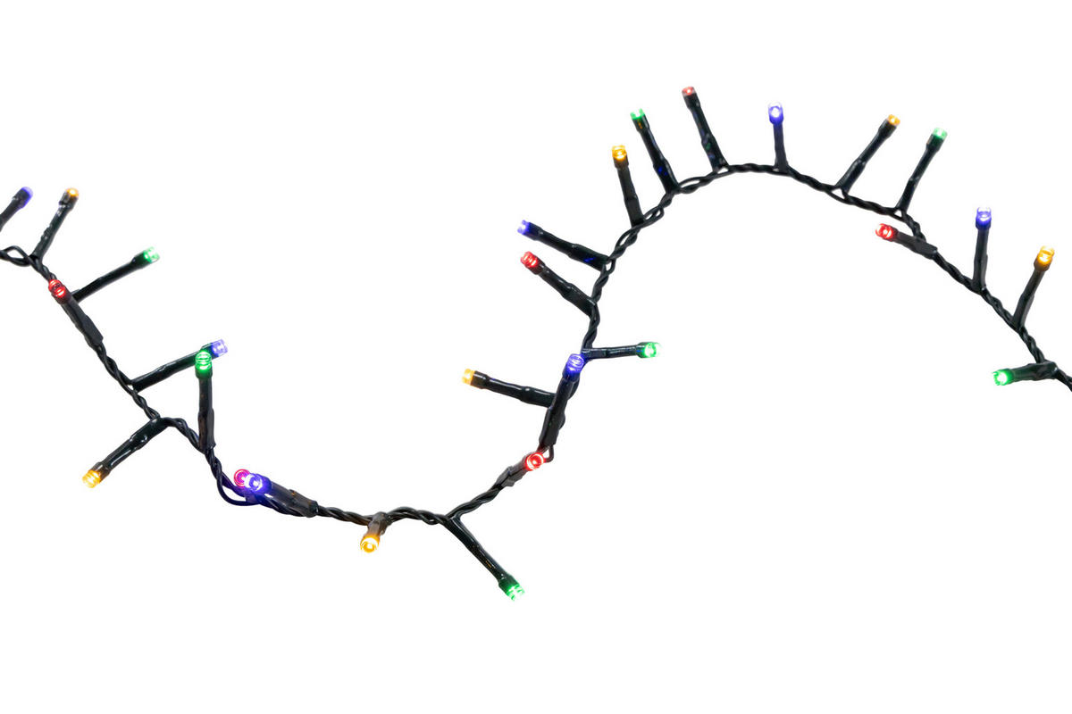LICHTERKETTE 750 cm  - Grün, KONVENTIONELL, Kunststoff (750cm) - X-Mas