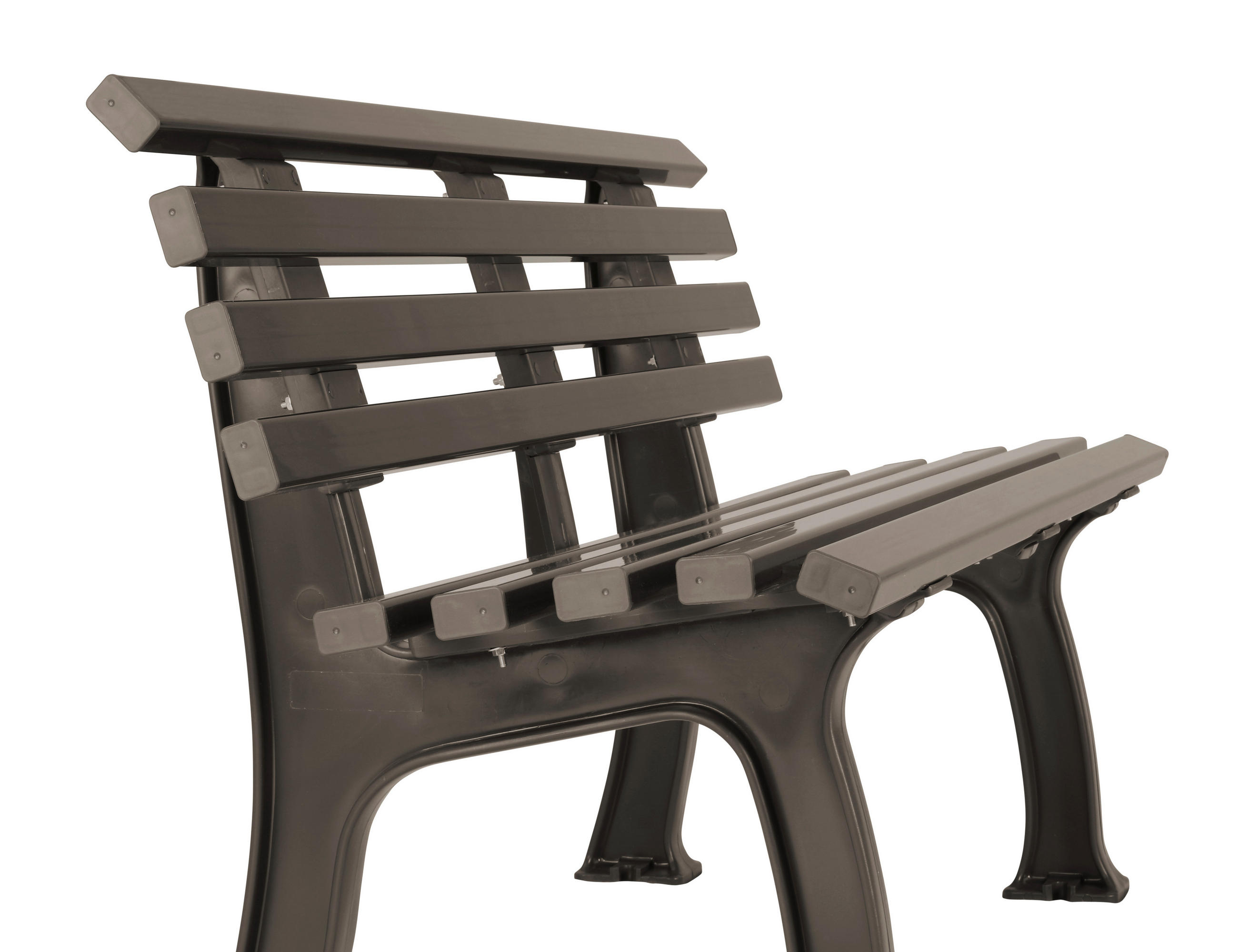 GARTENBANK 150/74/54 cm   - Braun, Basics, Kunststoff (150/74/54cm) - Modante