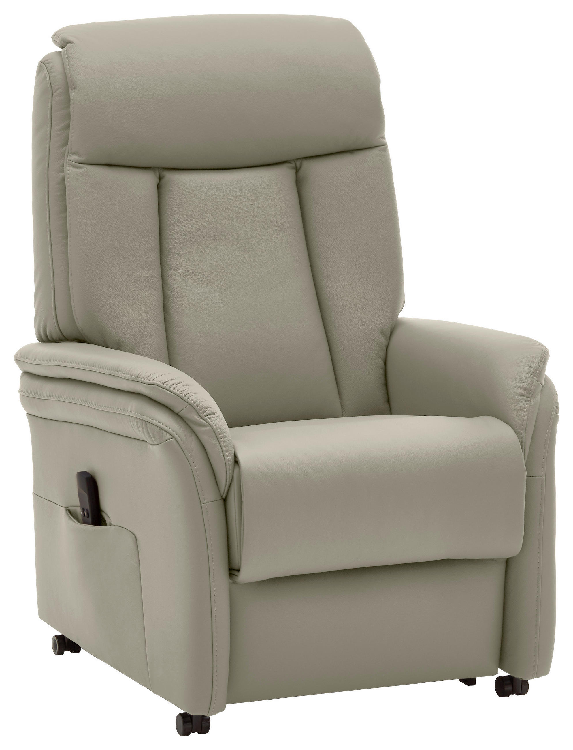 FERNSEHSESSEL in Beige  - Beige, KONVENTIONELL, Leder/Kunststoff (74/107/84cm) - Valdera