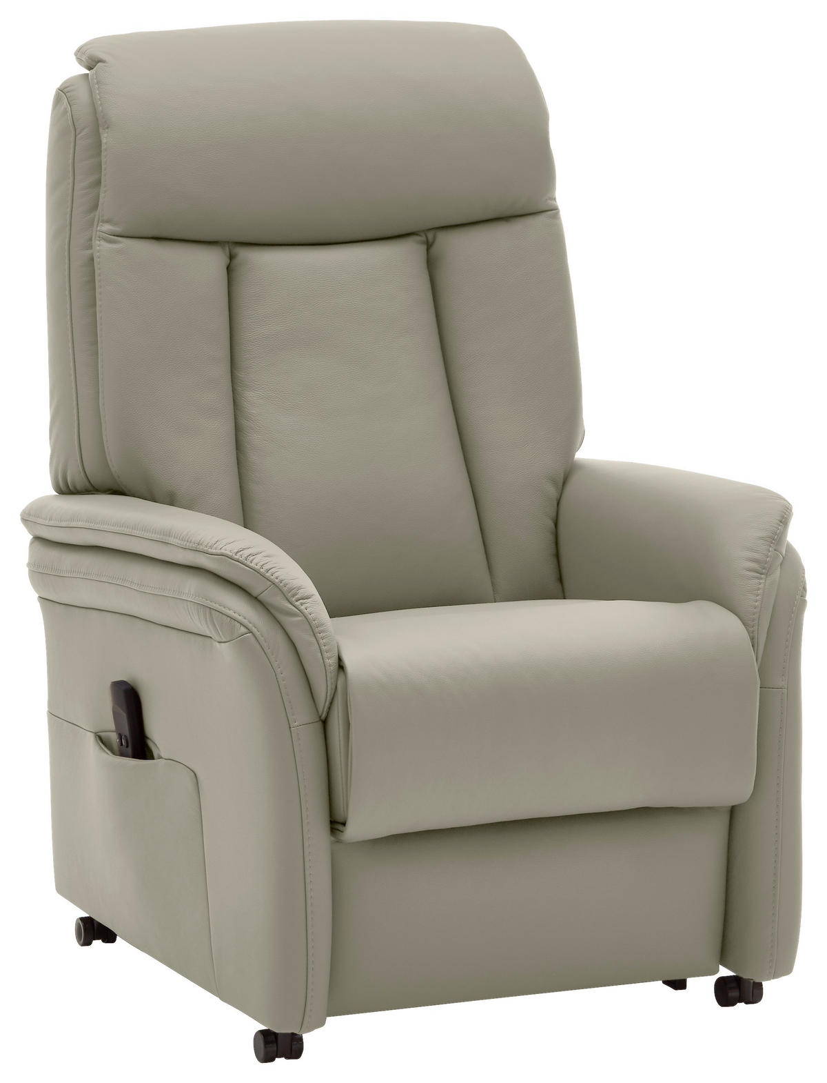 FERNSEHSESSEL in Beige  - Beige, Konventionell, Leder/Kunststoff (74/107/84cm) - Valdera