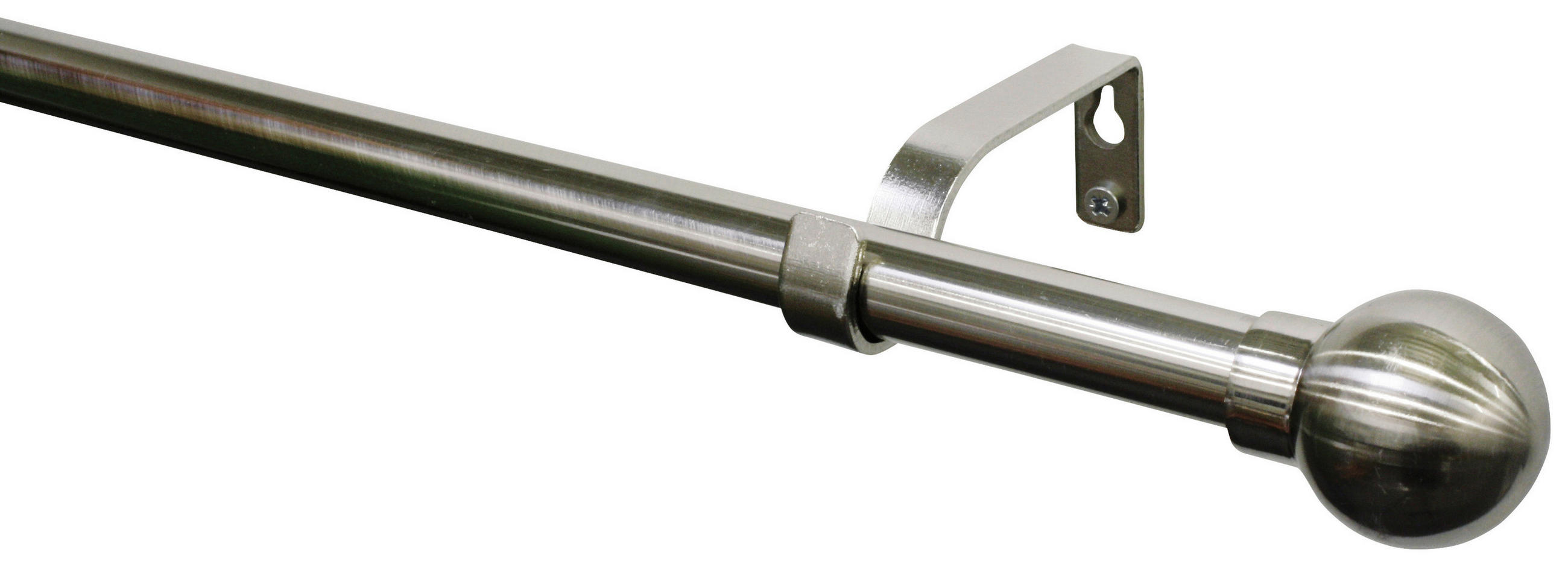 KARNISA   120-210 cm  barve nerjavečega jekla  - barve nerjavečega jekla, Konvencionalno, kovina (120-210cm) - Gardinia