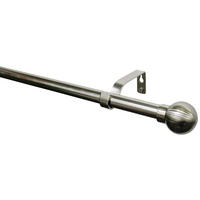 KARNISA   120-210 cm  barve nerjavečega jekla  - barve nerjavečega jekla, Konvencionalno, kovina (120-210cm) - Gardinia