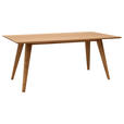 ESSTISCH Eiche massiv rechteckig Eichefarben  - Eichefarben, KONVENTIONELL, Holz (180/90/76cm) - Voleo