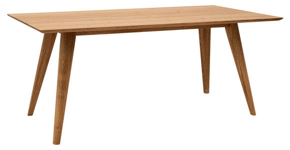 ESSTISCH Eiche massiv rechteckig Eichefarben  - Eichefarben, KONVENTIONELL, Holz (180/90/76cm) - Voleo