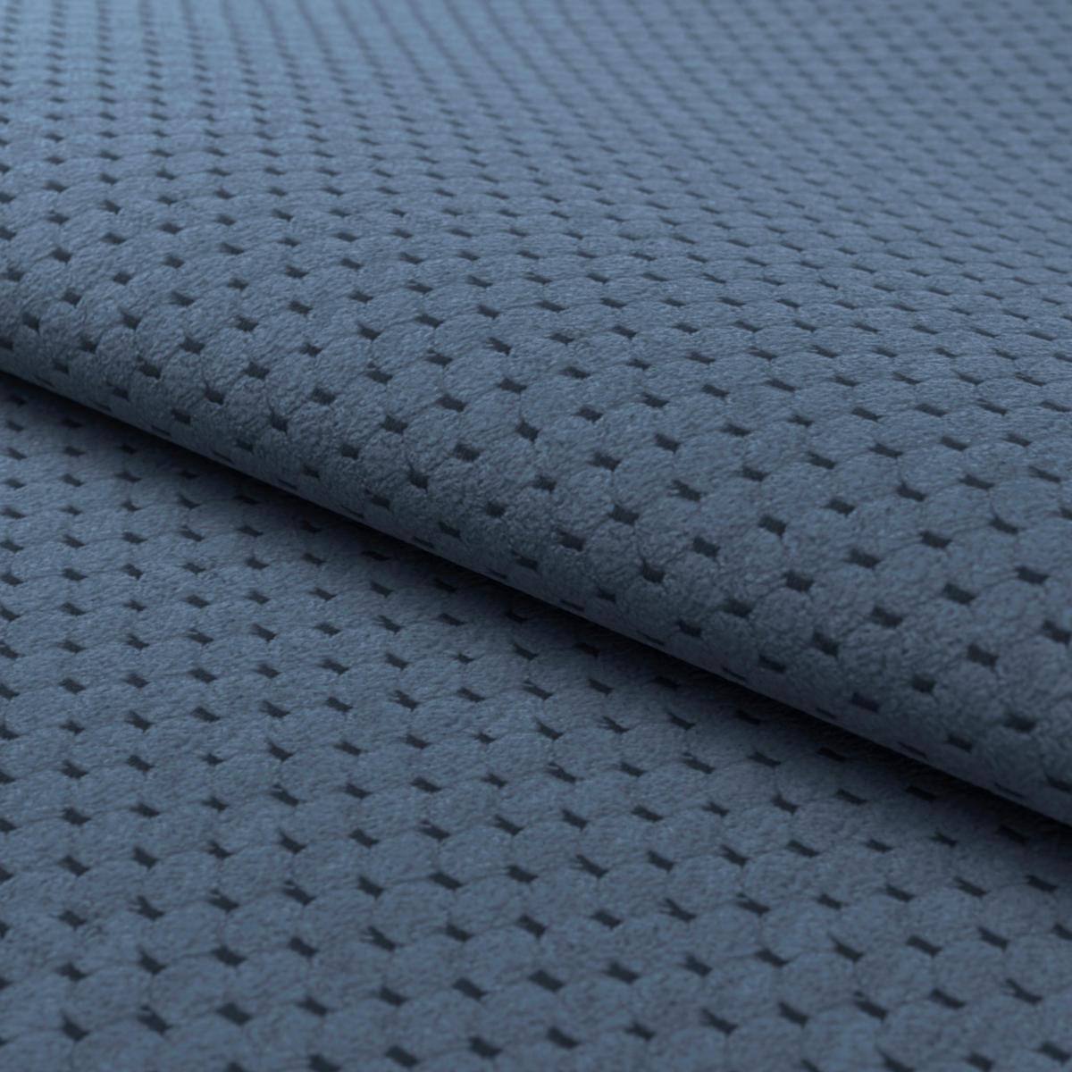 ECKSOFA Dunkelblau Chenille  - Chromfarben/Dunkelblau, KONVENTIONELL, Textil/Metall (234/312cm) - Livetastic