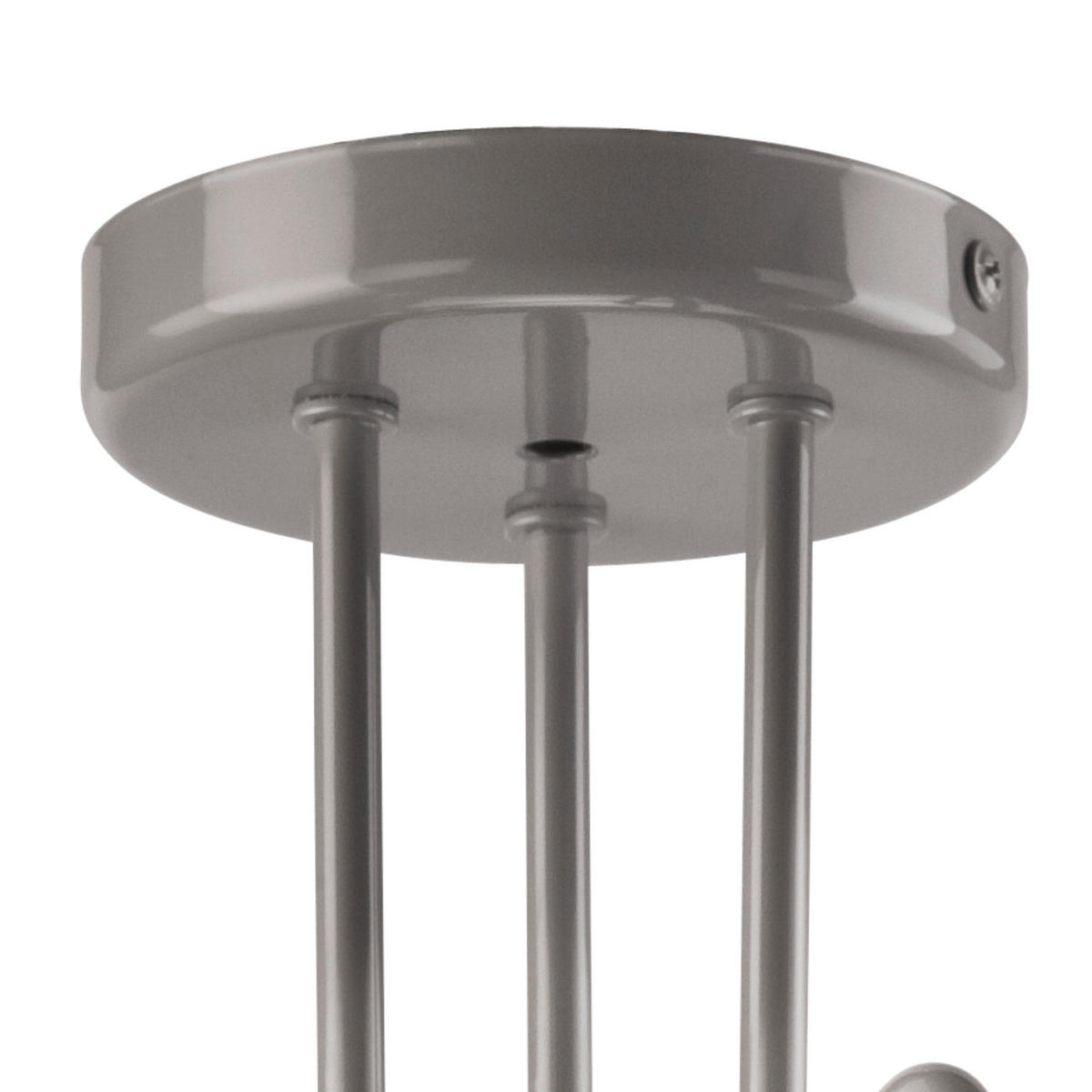 DECKENLEUCHTE Camilla 30/36 cm   - Hellgrau, Basics, Metall (30/36cm)