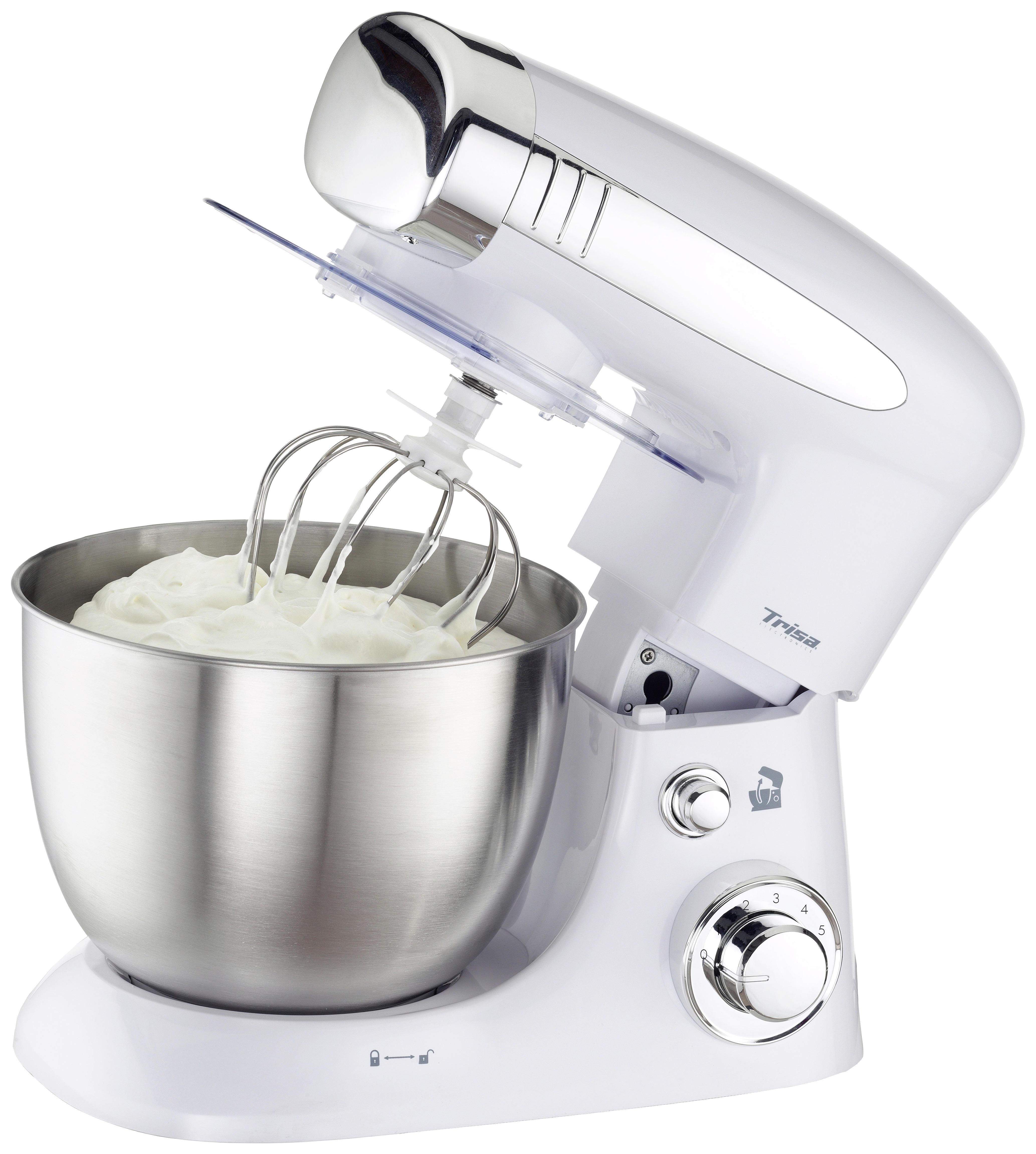 KÜCHENMASCHINE  - Weiß, MODERN, Kunststoff (19/34/31cm) - Trisa Electronics