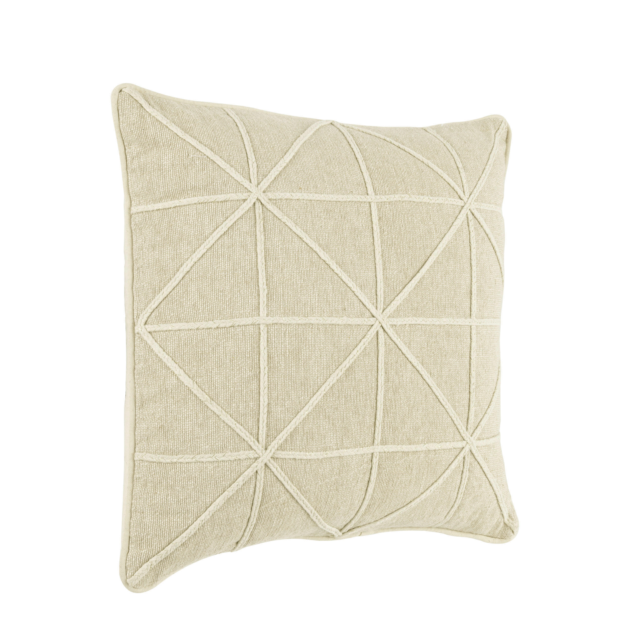 ZIERKISSEN  45/45 cm   - Goldfarben/Grau, Basics, Textil (45/45cm) - Eglo