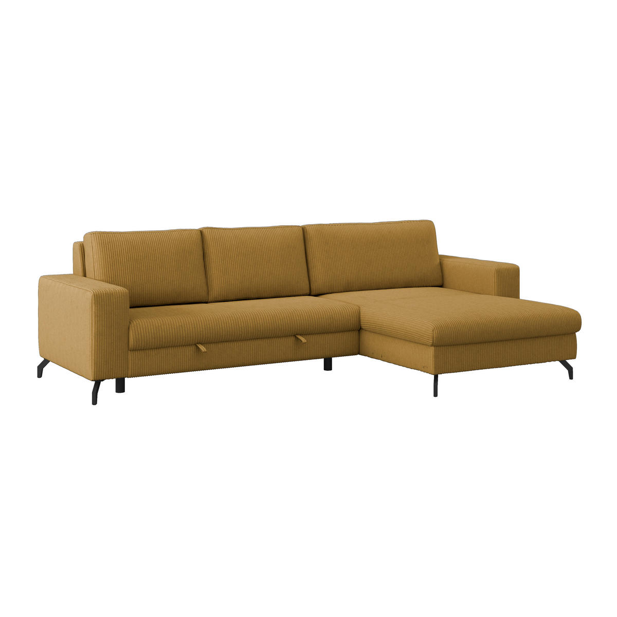 ECKSOFA Senfgelb  - Senfgelb, Trend, Textil (290/178cm) - P & B