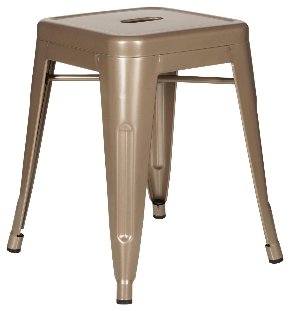 HOCKER Champagner  - Champagner, Basics, Metall (39/46/39cm) - MID.YOU