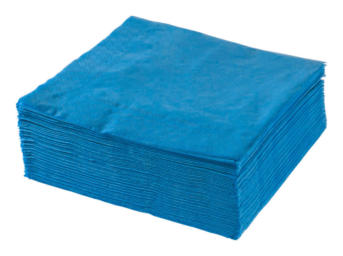 SZALVÉTA  40/40 cm   - kék, Basics, papír (40/40cm) - Boxxx