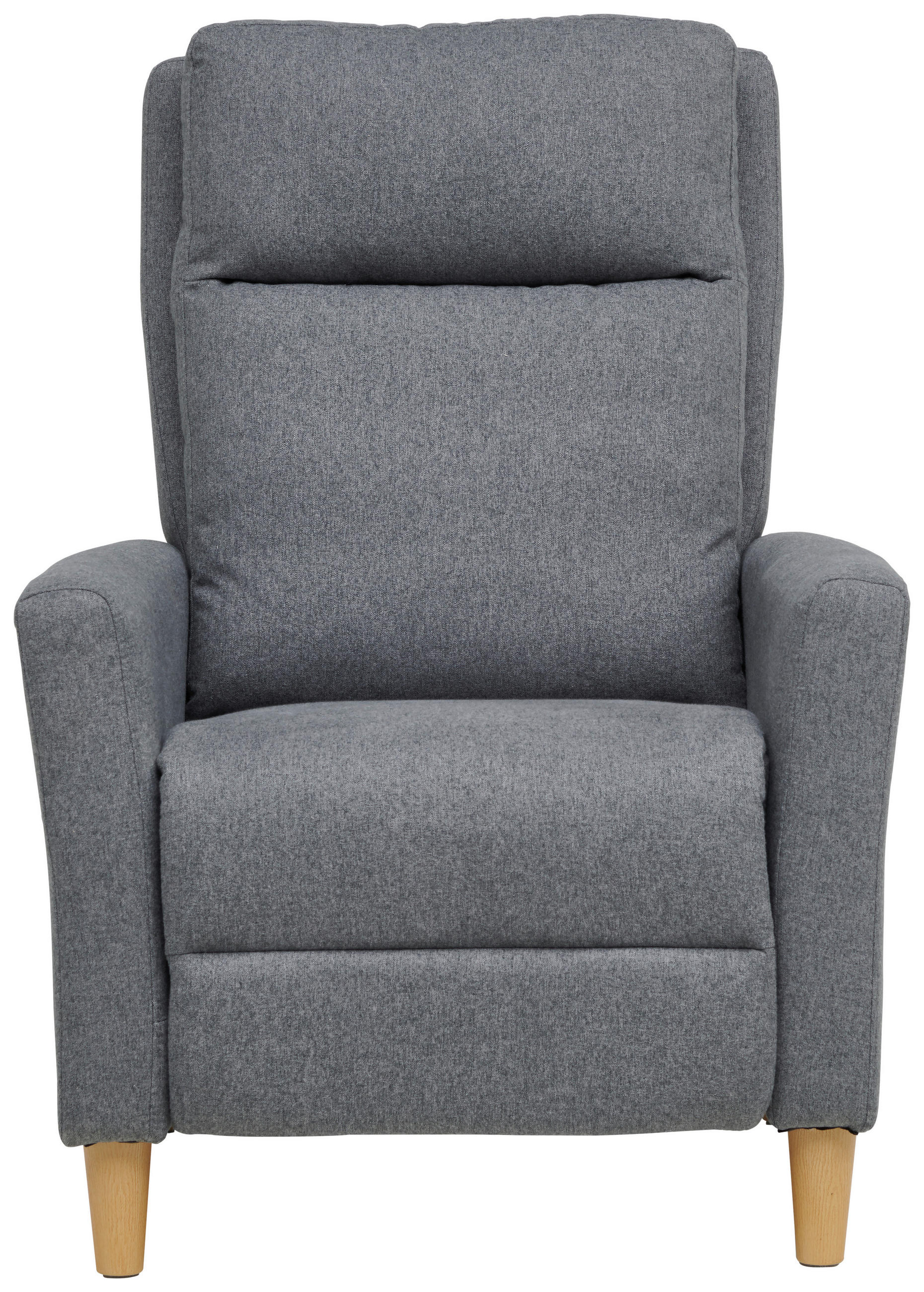 TELEVIZNÍ KŘESLO, plast, textil, šedá - šedá/přírodní barvy, Design, textil/plast (72,5/106-82/89-160cm) - Carryhome