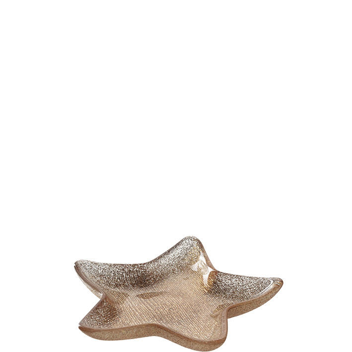 MISKA, sklo, 15/2,5/15 cm  - zlatá, Lifestyle, sklo (15/2,5/15cm) - Leonardo