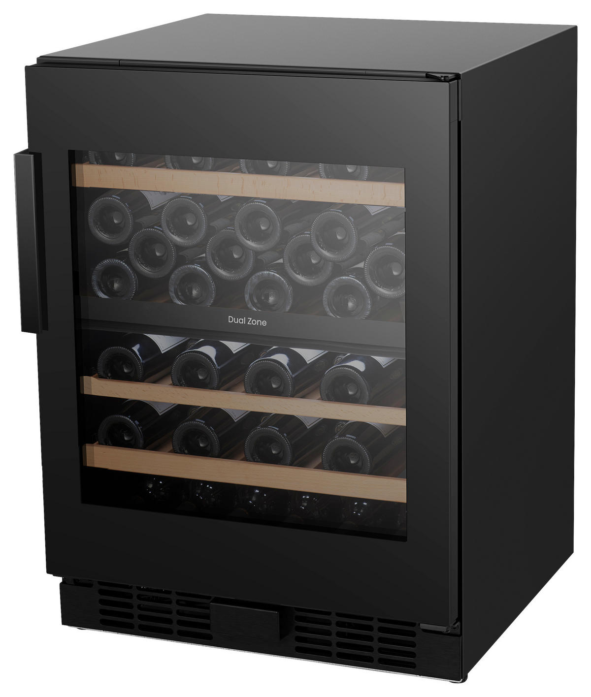 WEINKLIMASCHRANK RW3N122GSLF  - Schwarz, MODERN, Glas/Metall (59,5/81,9/57,5cm) - Hisense