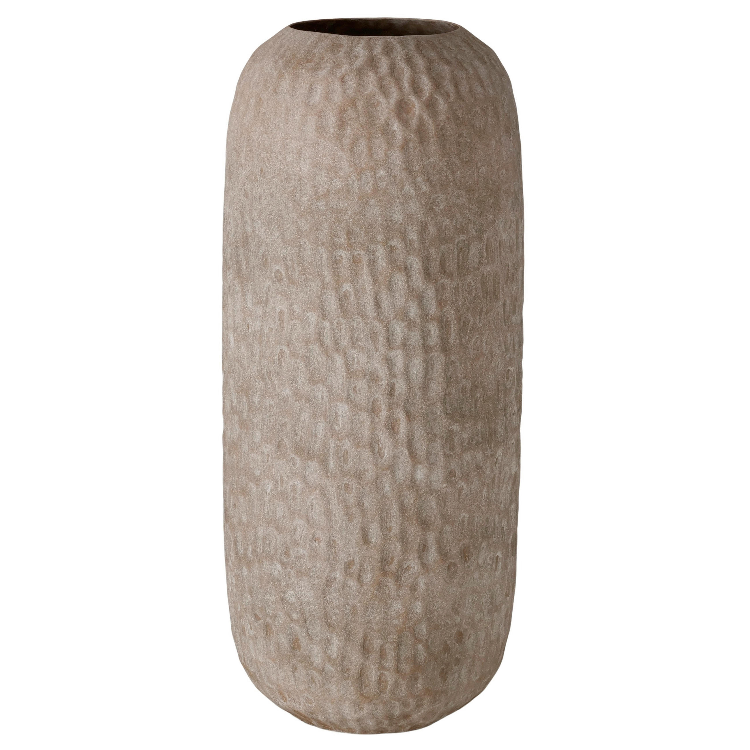DEKOVASE  - Beige, Trend, Metall (64/27cm) - Ambia Home