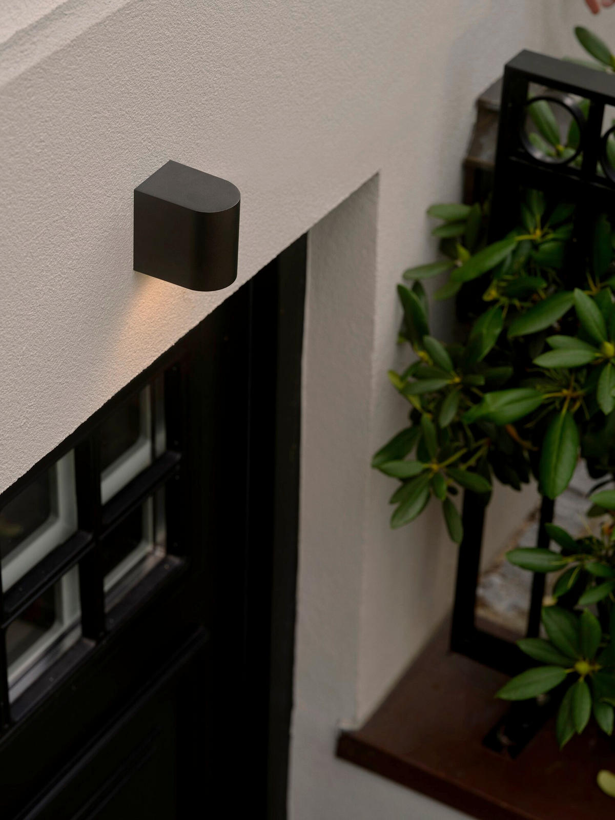 AUßENWANDLEUCHTE 6,6/9/9,2 cm  - Schwarz, Design, Metall (6,6/9/9,2cm) - Nordlux