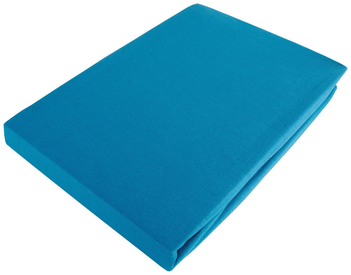 SPANNLEINTUCH 100/200 cm Zwirn-Jersey  - Grün, Basics, Textil (100/200cm) - Estella