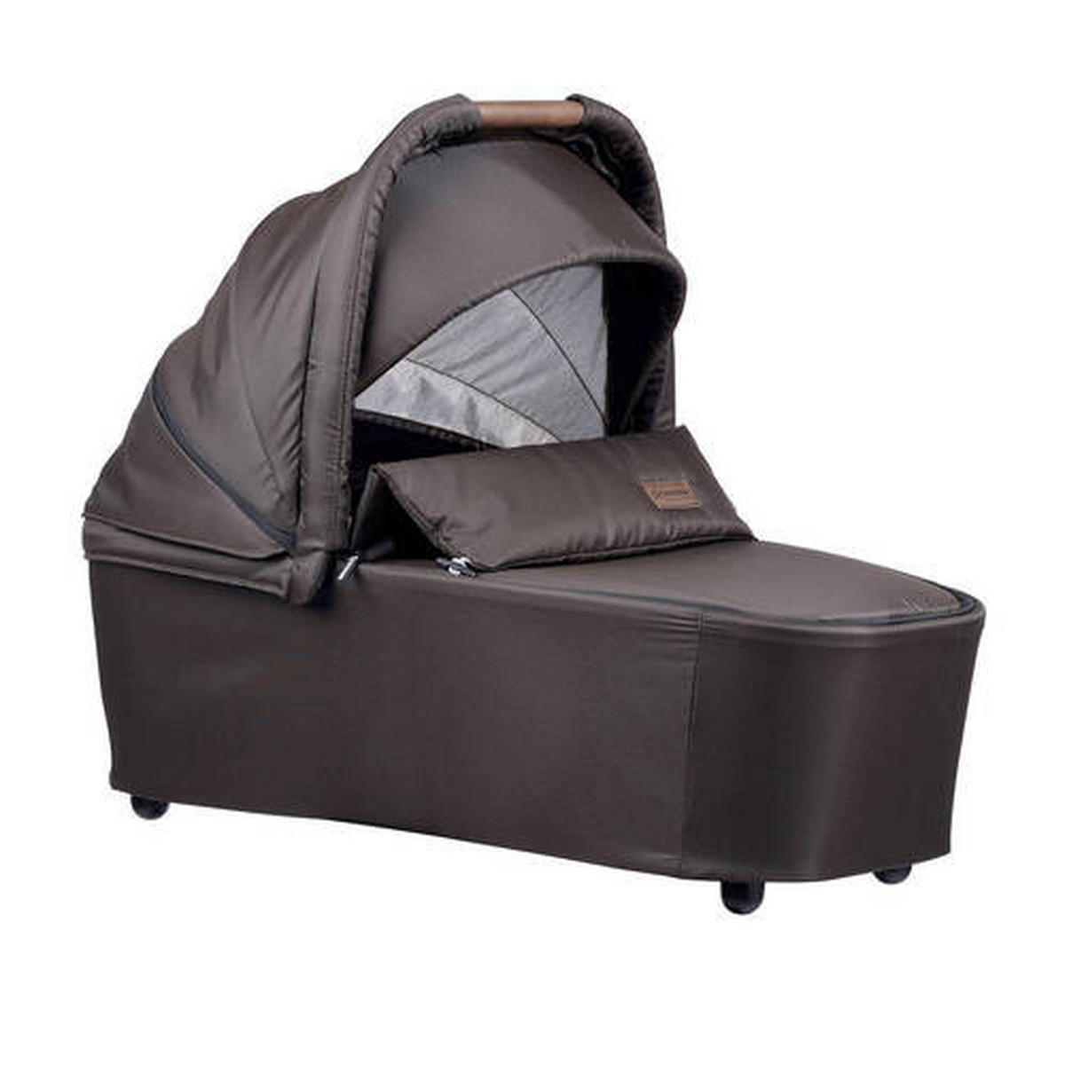 KINDERWAGENSET FX4 Life  - Dunkelbraun/Schwarz, Basics, Textil/Metall (57/129/100cm) - Gesslein