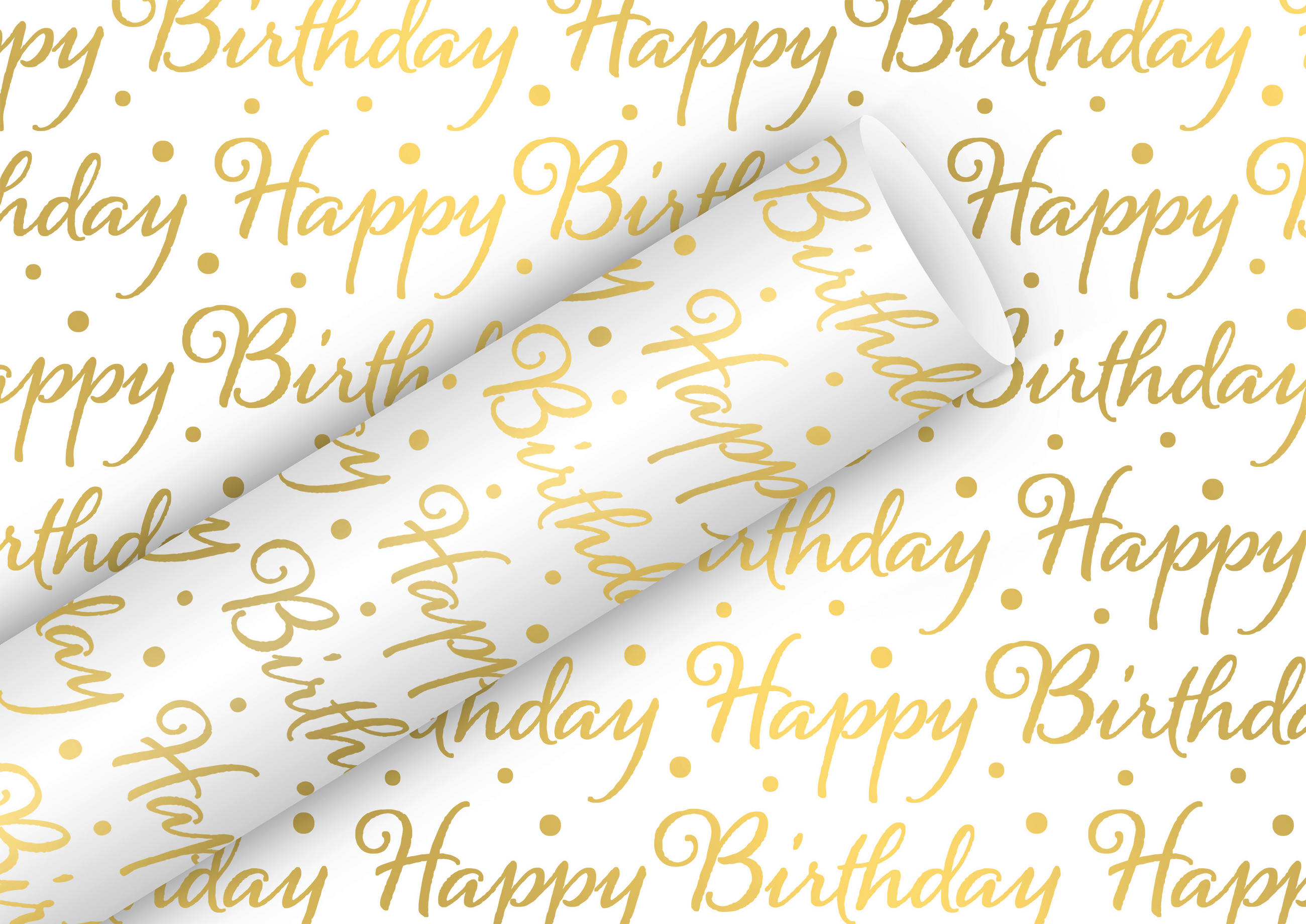GESCHENKPAPIER  - Weiss, Basics, Papier (5/70cm)