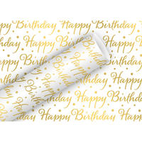 GESCHENKPAPIER  - Weiss, Basics, Papier (5/70cm)
