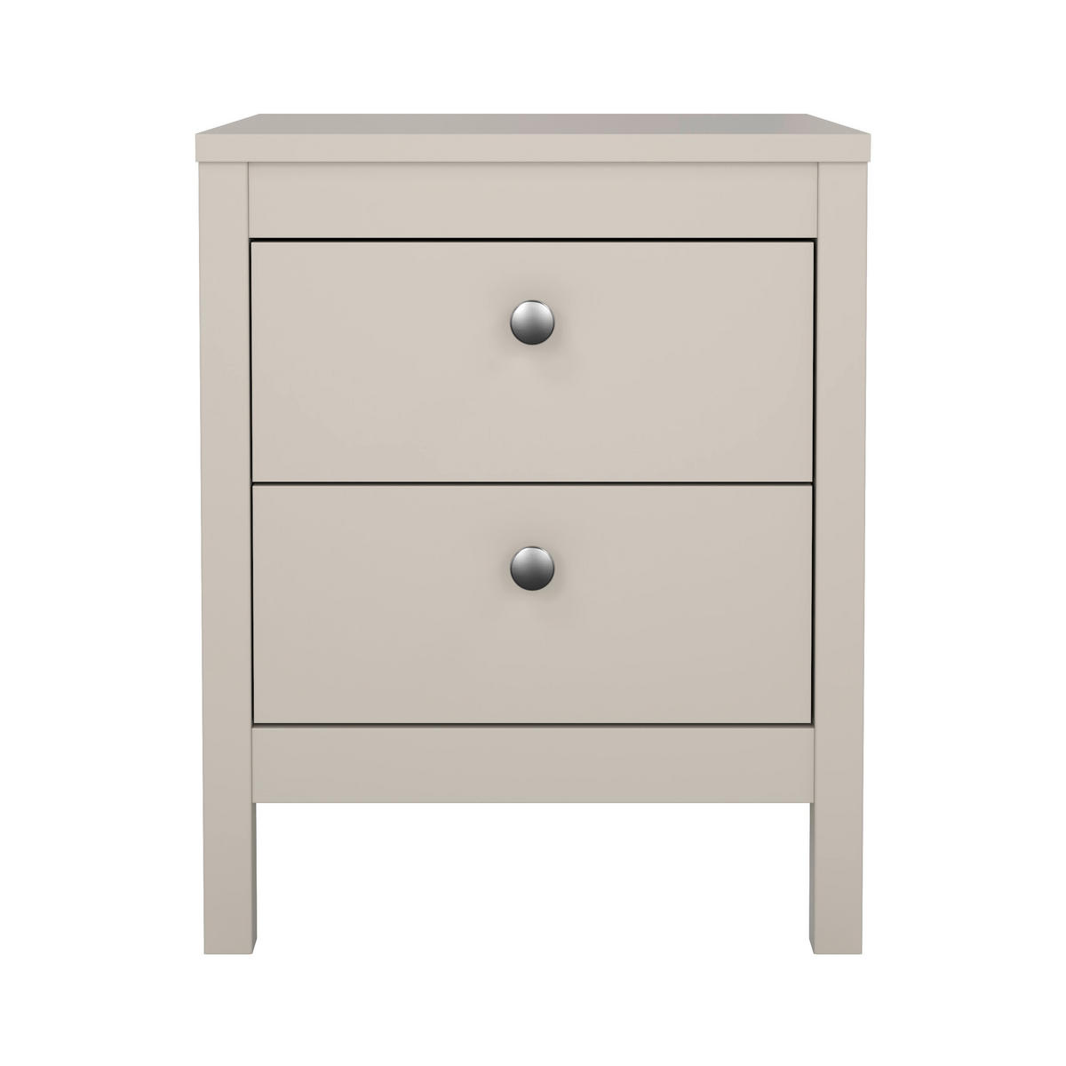 Noptieră, 43,8/54,1/38,4 cm, brad douglas, molid, pin, larice, brad cașmir - maro/argintiu, Basics, metal/lemn (43,8/54,1/38,4cm) - MID.YOU