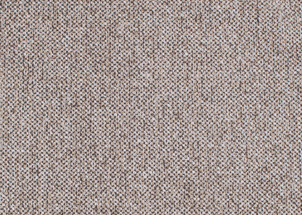ECKSOFA in Flachgewebe Hellbraun  - Hellbraun/Schwarz, Natur, Holz/Textil (314/176cm) - Valnatura