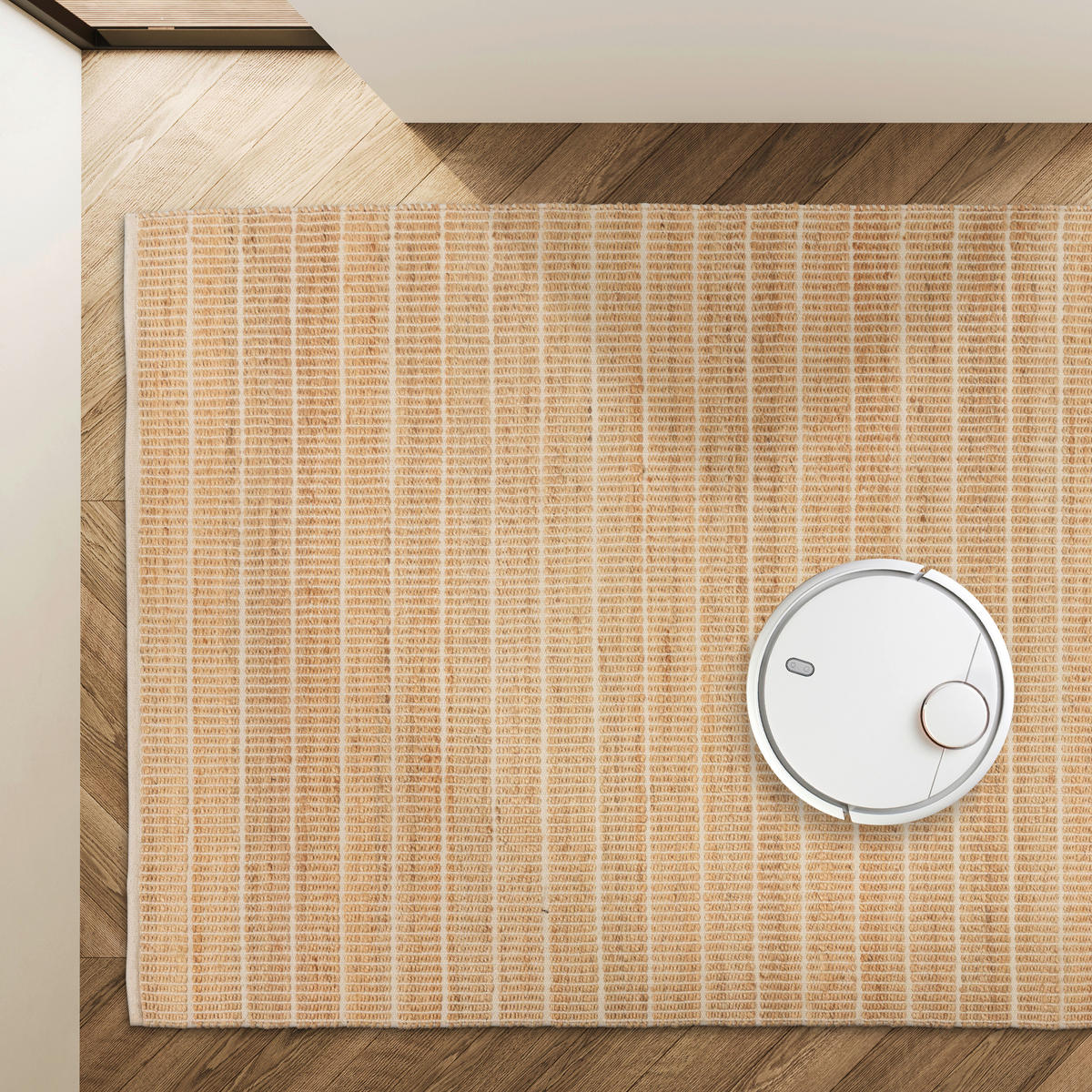 HANDWEBTEPPICH 60/110 cm Nalaya Naturfarben rechteckig  - Naturfarben, Basics, Textil (60/110cm) - Schöner Wohnen