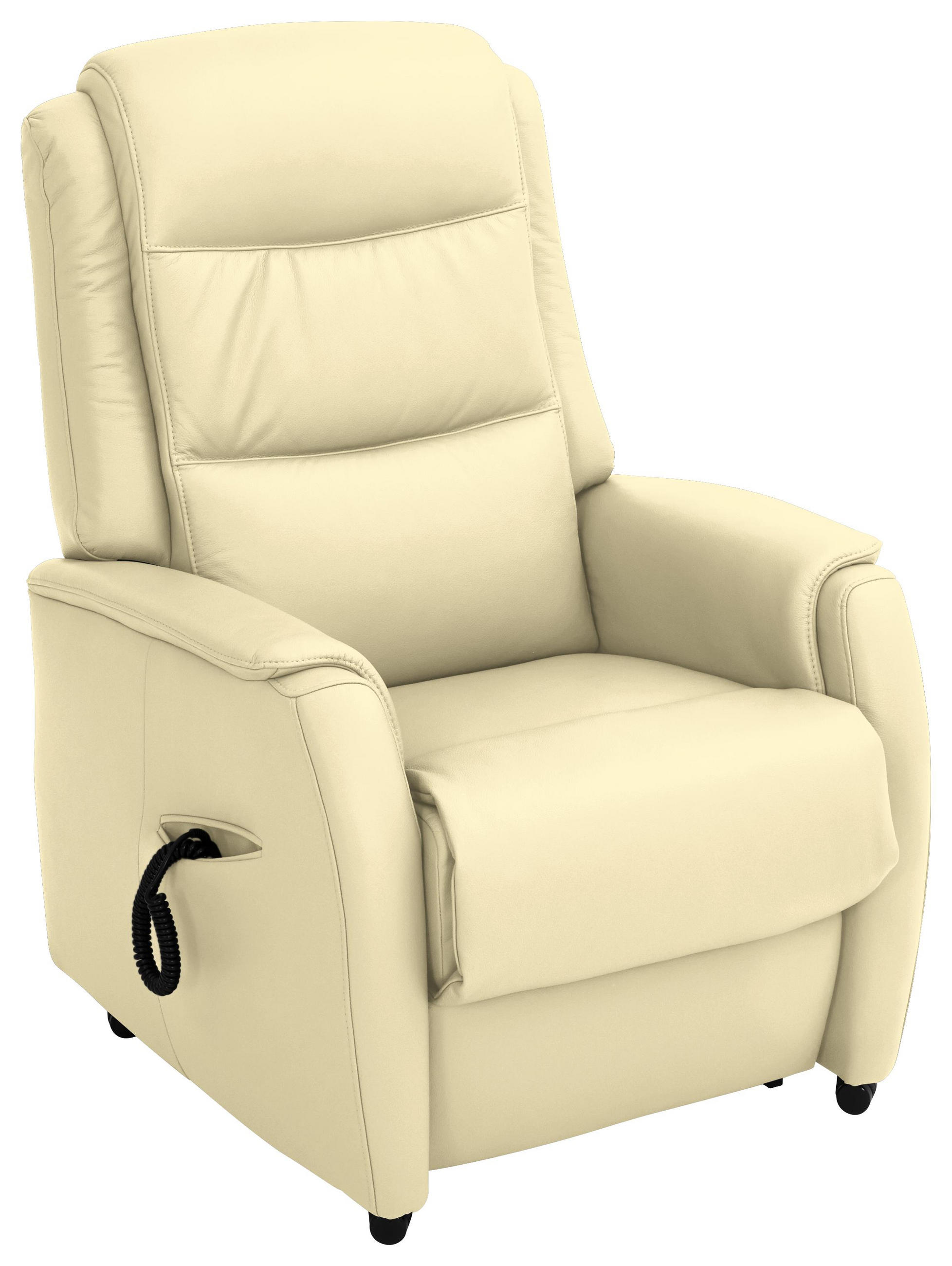 Fernsehsessel in Leder Naturfarben