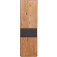 GARDEROBENSCHRANK  in 60/205/38 cm  - Eichefarben/Anthrazit, Design, Glas/Holz (60/205/38cm) - Waldwelt