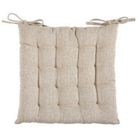 SITZKISSEN 40/40 cm  - Beige, Textil (40/40cm) - Novel